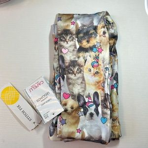 STITCH FIX KIDS NWT Capelli Leggings - Cat and Dog Print